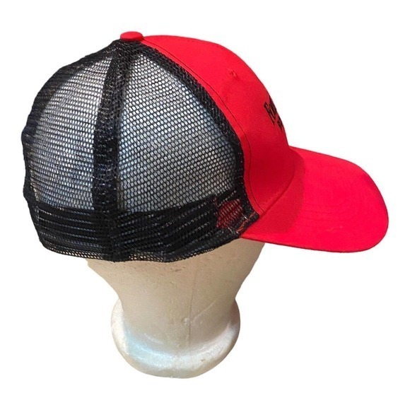 Four Roses Bourbon Men's Snapback Adjustable Cap Adult Red and Black Hat - Picture 2 of 4